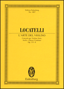 cover The Art of the Violin, Op. 3, Nos. 5 - 8 Study Scores sheet music cover